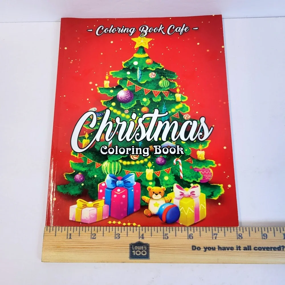 Coloring Book Cafe Christmas Holiday Festive Adult 2018 Fruitful Mind